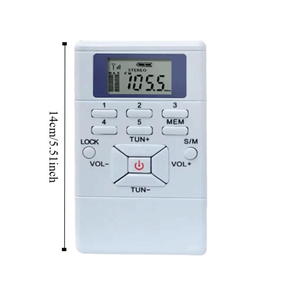 FM (Frequency Modulation) Digital FM Radio Audio AF Music Player FM Radio Receiver  For The Aged