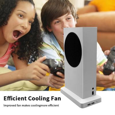 1 zestaw wentylator chłodzący hosta rozpraszanie ciepła szybki podwójny wentylator jeden przełącznik kluczykowy radiator konsoli dla Xbox Series S