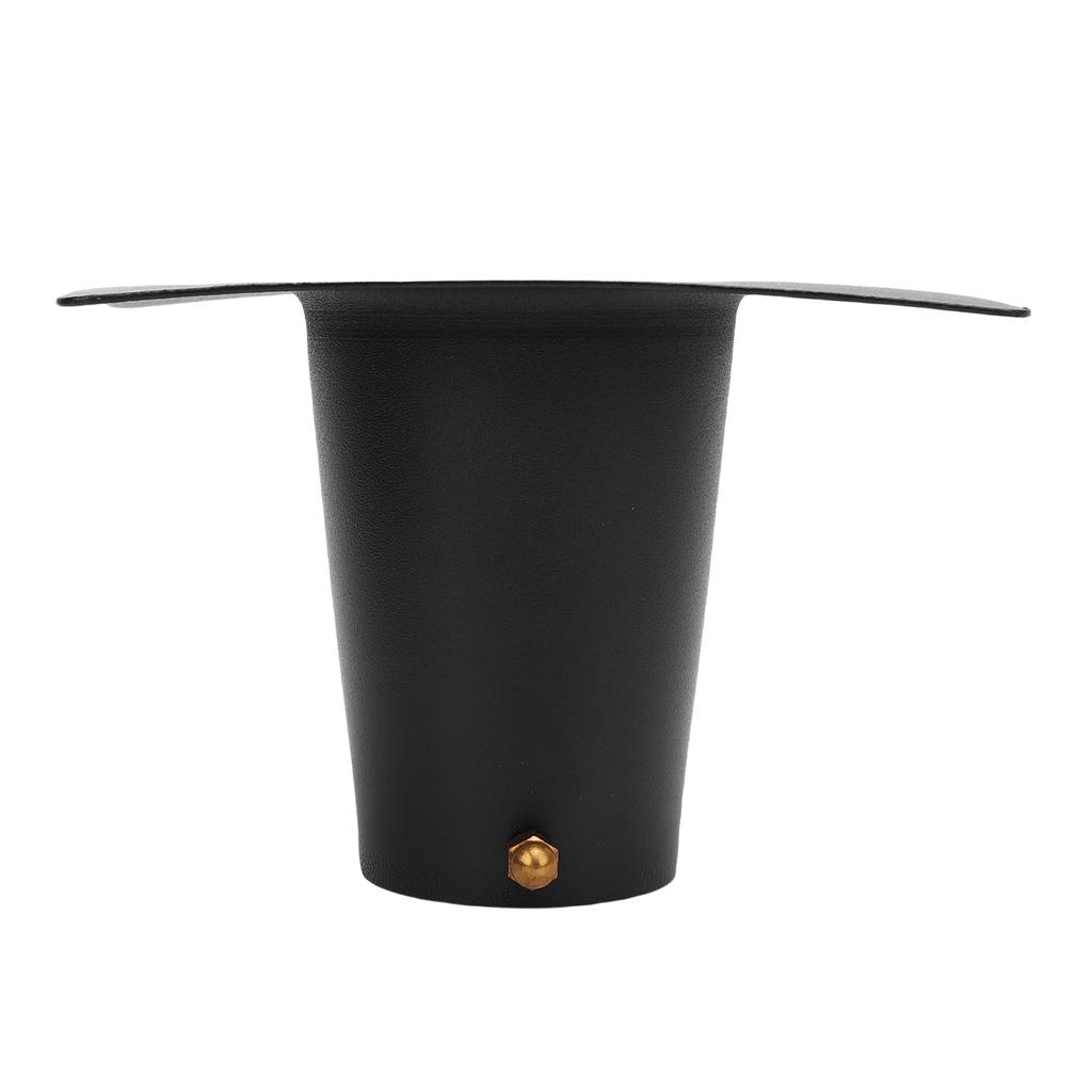 Rain Chain Gutter Adapter Installer Black Powder Coated Aluminum Downspout Installation Tool