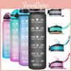 Omorc 1l Sports Water Bottle Leakproof Bpa-free With Detachable Filter And Time Marker