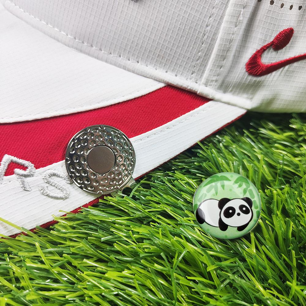 4PCS Golf Ball Markers Hat Clips Set Unique Cartoon Design for GolfersGolf Accessories