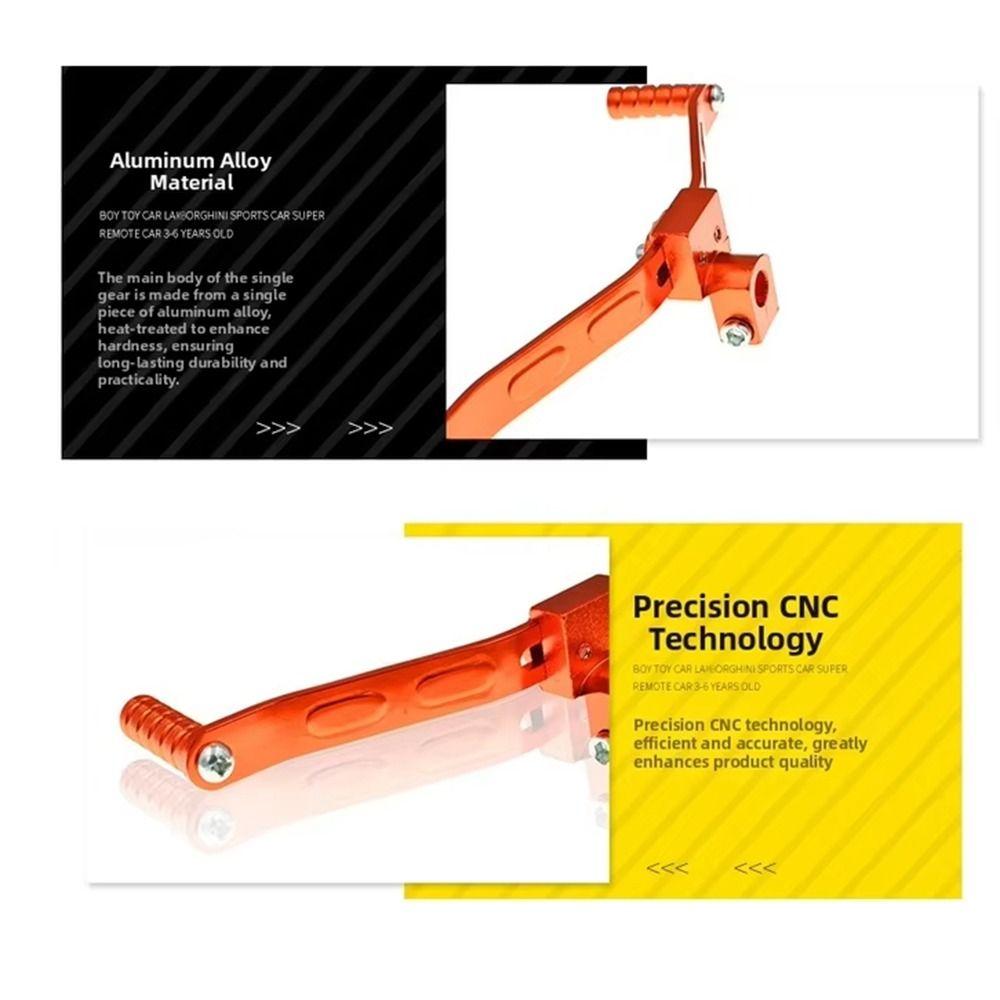 Aluminum Zinc Zinc Alloy Footrest Pedal Shifter Double-headed Folding Gear Lever Motorcycle Spare Parts