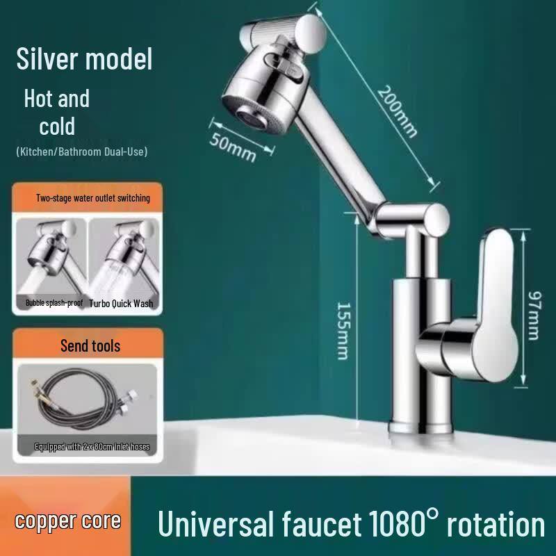 TLXT Lucky Cat Robotic Arm Basin Faucet