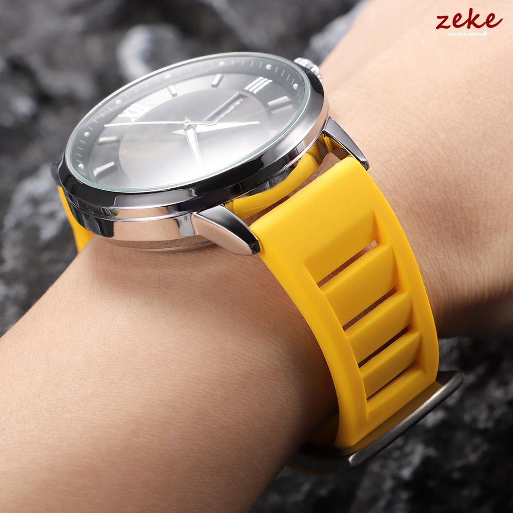 Silicone Watch Strap 20mm 22mm Soft Waterproof Rubber Watchband for Huawei Watch for Samsung Galaxy Belt Quick Release Bracelets