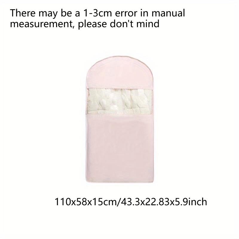 1pc Hanging Vacuum Storage Bag, Space Saving Clothes Organizer Compresses Down Jackets By 40%, Wardrobe Compression Bag
