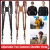 Outdoor Photography Thicken Leather Camera Shoulder Strap Men Fashion Camera Accessories Portable Carring DSLR Sony Camera Strap