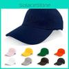 Solid Hat Color Mens Womens Outdoor Sports Fishing Sunshade Breathable Caps