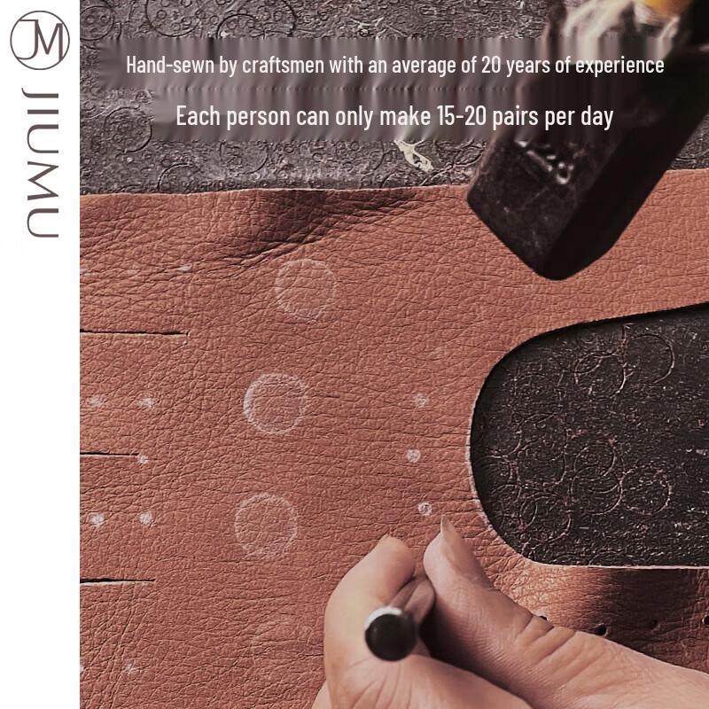 JIUMU Women's Winter Genuine Leather Lined Gloves