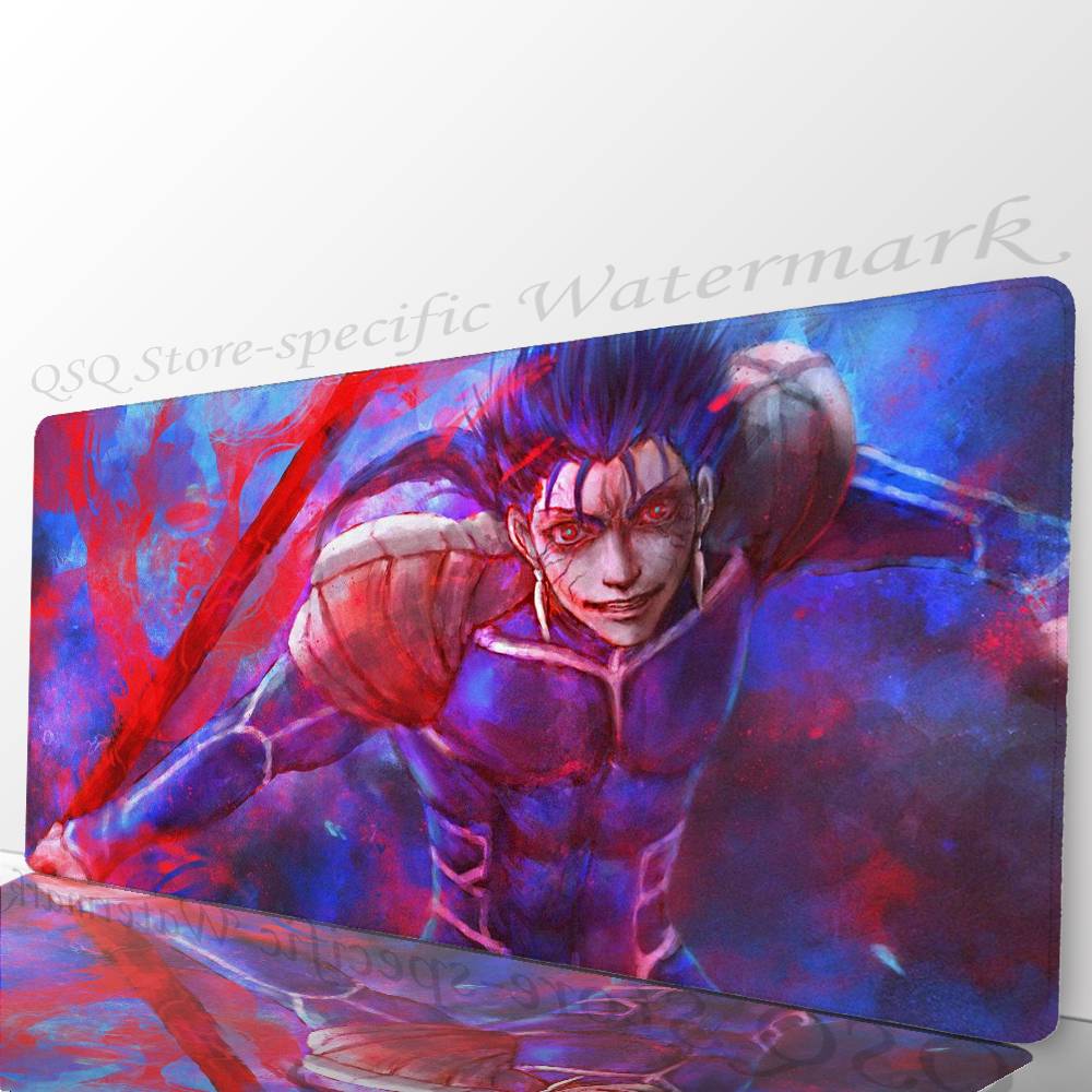 

Lancer Аниме Игра F-fate Коврик для мыши Нескользящий Подходит для офисных компьютеров Ноутбуков Игровых столов для киберспорта XXL Клавиатура LockEdge700x300x2mm