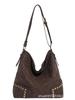 2026 Women's Niche Rivet Shoulder Tote - Large Capacity European & American Style Underarm Bag