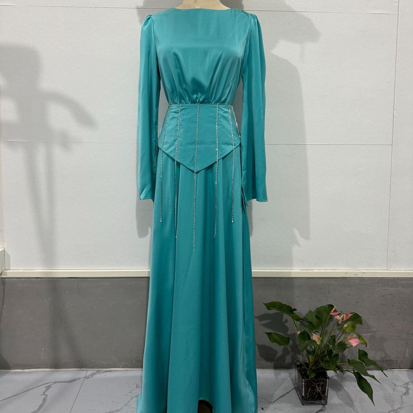 

Осенняя окантовка GMXIA и ромбовидная талия, утягивающая талию, расклешенные рукава, демонстрирующее платье для девочек XL