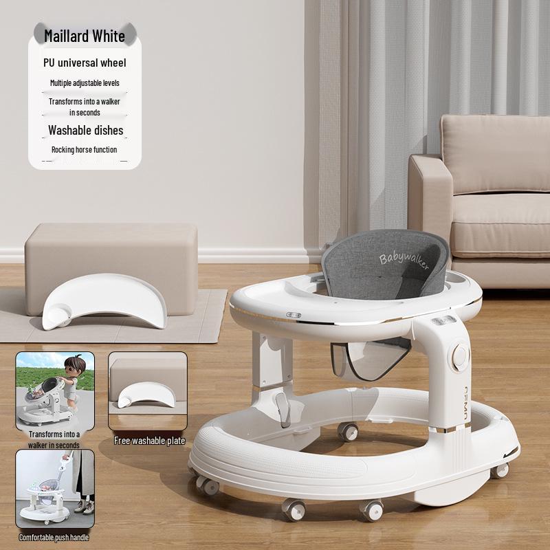 Multifunctional Baby Walker: Anti-Tip, O-Leg Prevention, Push-Assisted Learning for Boys and Girls