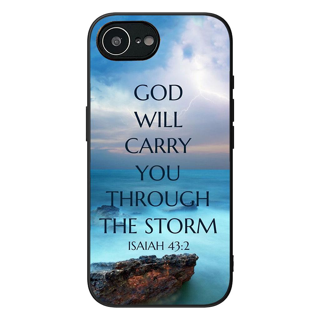 For Samsung Galaxy S25 S24 S22 S23 FE Ultra Plus A56 A05 A06 A15 A16 A55 S7 Edge Phone Case Bible Verse Christian Jehovah God