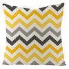 Yellow Geometric Patterned Pillow Covers, Vibrant and Trendy DecorLiving room sofa cushion cover,  bedroom room decoration