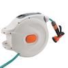 Garden Hose Reel Auto Rewind Retractable Any Length Lock Water Hose Reel with Sprayer for Washing Car Cleaning 10m / 32.8ft