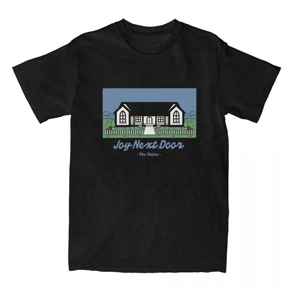 

Sweet Home Tee The Maine Print T-shirt Unisex Streetwear Short Sleeve Cotton Comfortable Tshirts Women Men Clothing XS чёрный