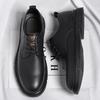Leather shoes men's autumn British style tooling Martin shoes dress casual big head platform men's leather shoes
