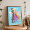 Disney DIY Rapunzel Flynn Oil Painting Art Painting Kit Home Wall Decor Handmade Gift For Romantic Couples Love Scenes Craft Decor 129
