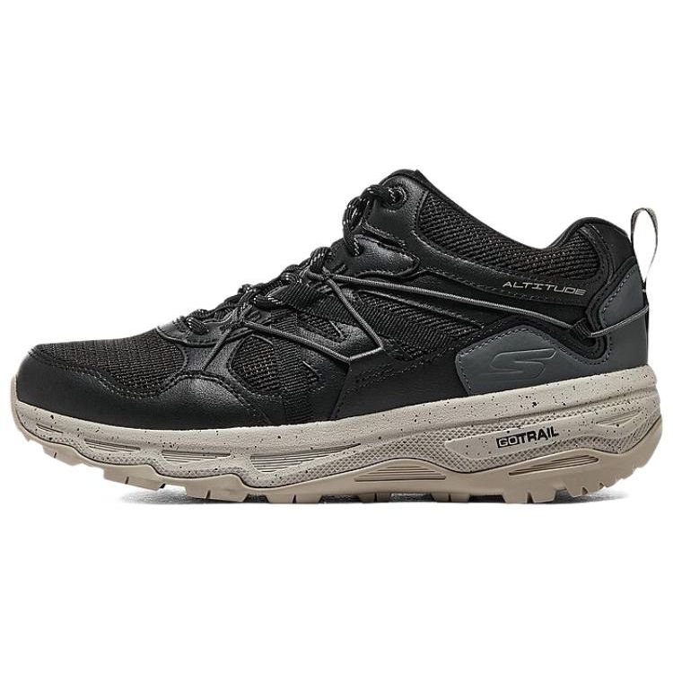 Skechers Go Run Trail Altitude Low Функциональная уличная обувь Женские кроссовки Черный Серый 128212-BKNT 35