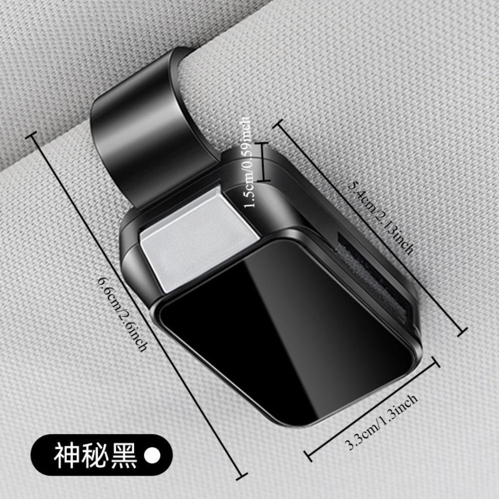 Car Sun Visor Sunglasses Holder Portable ABS Ticket Card Clamp For Car Drivers Auto Interior Storage Accessories