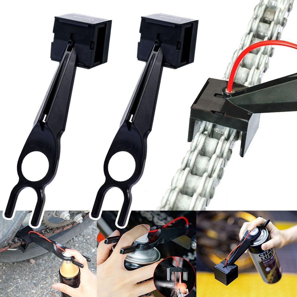 Anti Splash Motorcycle Chain Lubricating Oiling Diverter  Motos Gear Maintenance Tools