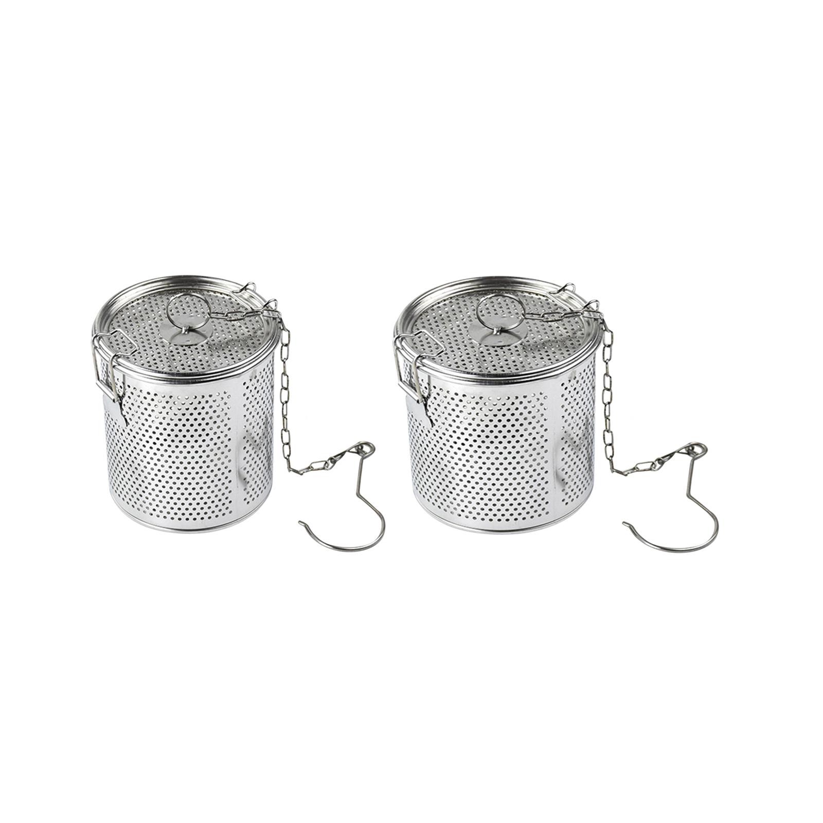 

Spice Seasoning Strainer Soup Seasonings Seperation Basket for Restaurant 14cmx16cm