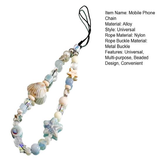 Beaded Camera Wrist Strap Faux Pearl Rhinestone Phone Bracelet Digital Camera Charm Lanyard Keychain Chain for Phone