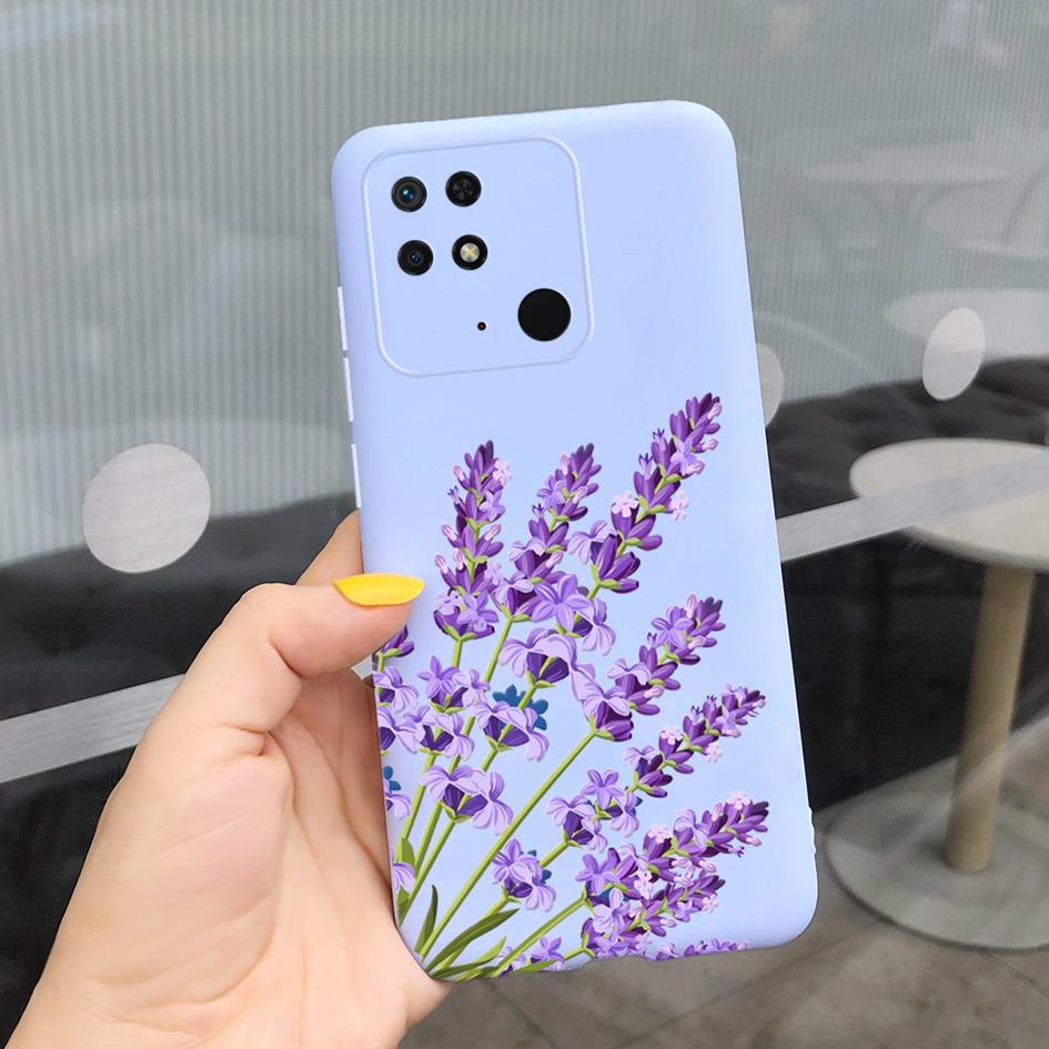 For Xiaomi Redmi 10C Phone Case New Popular Flower Painted TPU Cover For Xiaomi Redmi 10C 4G Bumper Redmi10C NFC 2022 Soft Funda