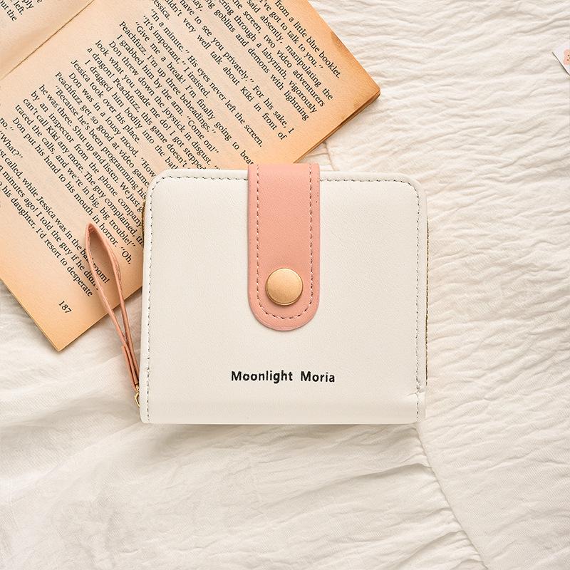 2025 Cute Japanese-Style Cat Coin Purse: Slim, Foldable, Short Wallet for Women