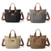 Canvas Tote Bag For Women With Zipper Pocket And Dual Straps For Daily Use