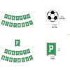 Buntes Fußball-Fußball-Themen-Geburtstagsbanner Perfekt für lustige Babypartys und Veranstaltungen