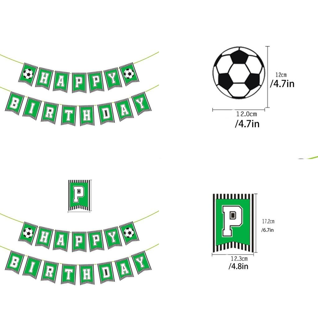 Colorful Soccer Football Theme Birthday Banner Perfect For Fun Baby Showers And Events