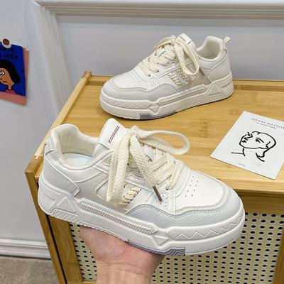 Low-Top Platform Women'S Shoes, New Non-Slip Soft-Soled Ins Versatile Shoes, Autumn Student Leisure Sports Board Shoes
