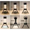 GOODGOODS DS-01G Rechargeable LED Lantern with Tripod Stand, Magnet, Camping Light, Up To 38 Hours of Light, 5 Dimmable Modes, Waterproof, Outdoor Lan