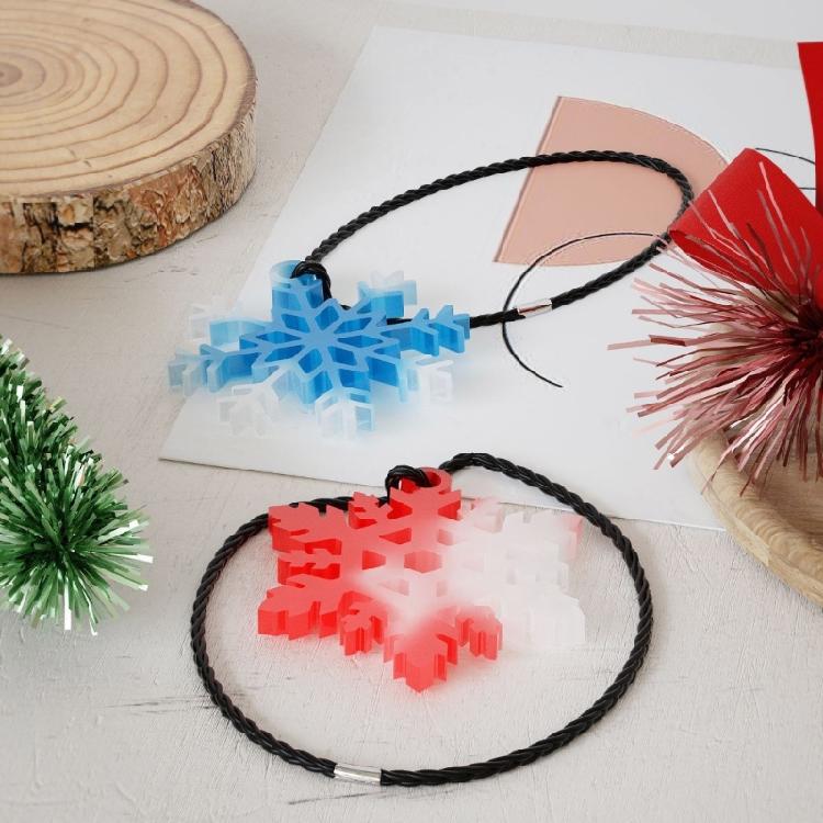 Silicone Resin Snowflake Molds For Jewelry Crafting Create Custom Earrings And Necklaces and Home Display Ornament