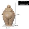 Resin Handicraft Yoga for Fat Women Artificial Figure Sculpture Abstract Body Figurines Home Decoration Accessories