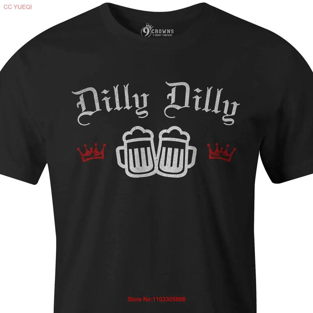 9 Crowns T Shirt Dilly Funny Beer Commercial Tf Vintage Comfortable Homme Soft Graphic Streetwear Stretched Versatile