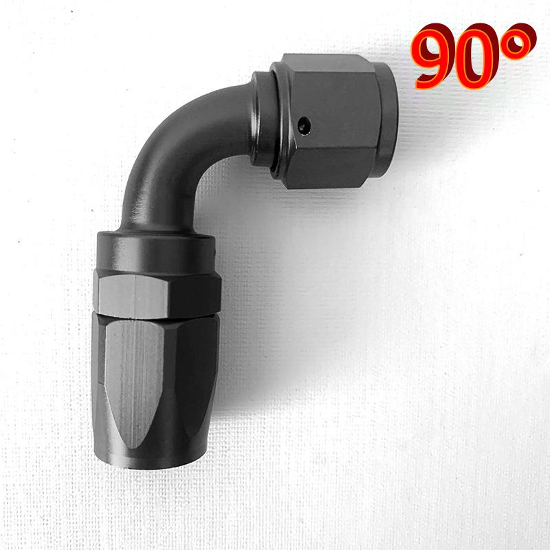 AN6 CEP Oil Fuel Fittings Hose End Connector Adaptor Kit Braided Oil Fuel Hose Line Swivel Fittings Double Hole Wire Clamp