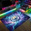 Manchester City Design Crystal Velvet Carpet Cozy Non?Slip Printed Rug For Bedroom Living Room Entrance