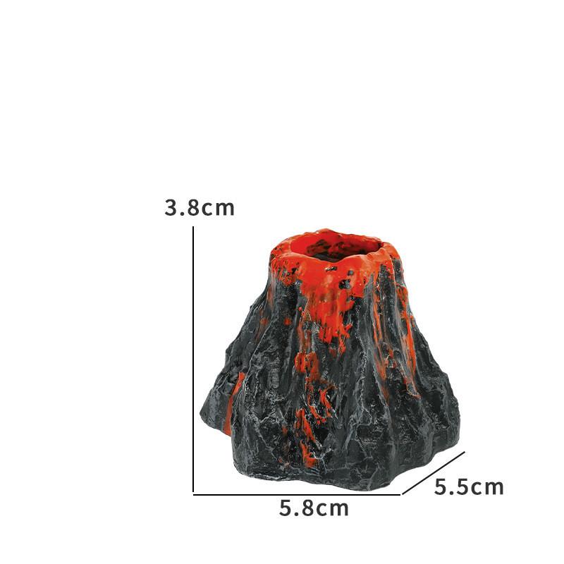 

1 шт. Аквариумный ландшафт Имитация вулкана Аквариумные аксессуары Каменистый аэратор Для насоса Пузырьковый камень Кислород B
