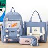 Primary School Girl Four Piece Set Junior High School High School Student Backpack College Boy Backpack