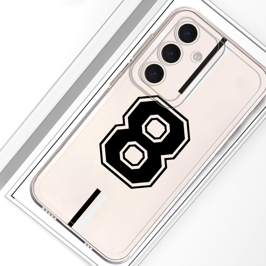 FootBall Number Case for Samsung Galaxy A26 A24 A14 A16 A25 A51 A55 A23 A56 A50 A36 A13 A34 A35 A33 A52 A54 A15 A52 A31 Phone