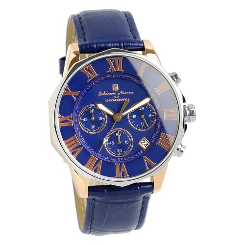 Salvatore Marra Men's Chronograph Watch, Water Resistant to 10 ATM, Italian Brand, Online Exclusive Model