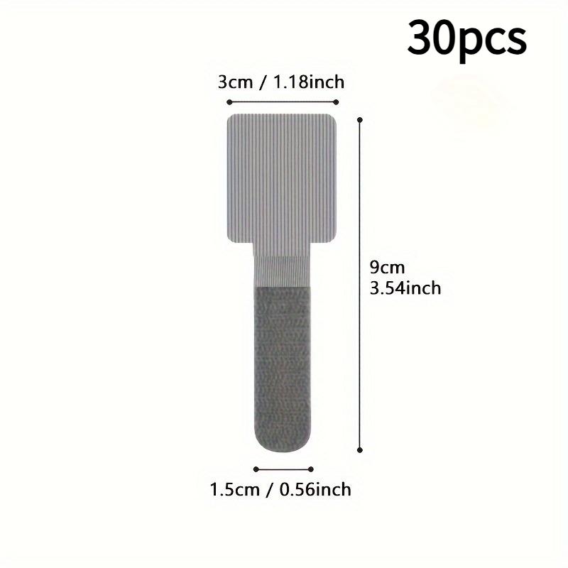 

30pcs Premium Nylon Cable Clips - Ultra-Strong Adhesive Wire Organizers for Efficient Under Desk &Wall Management,Office Supplie