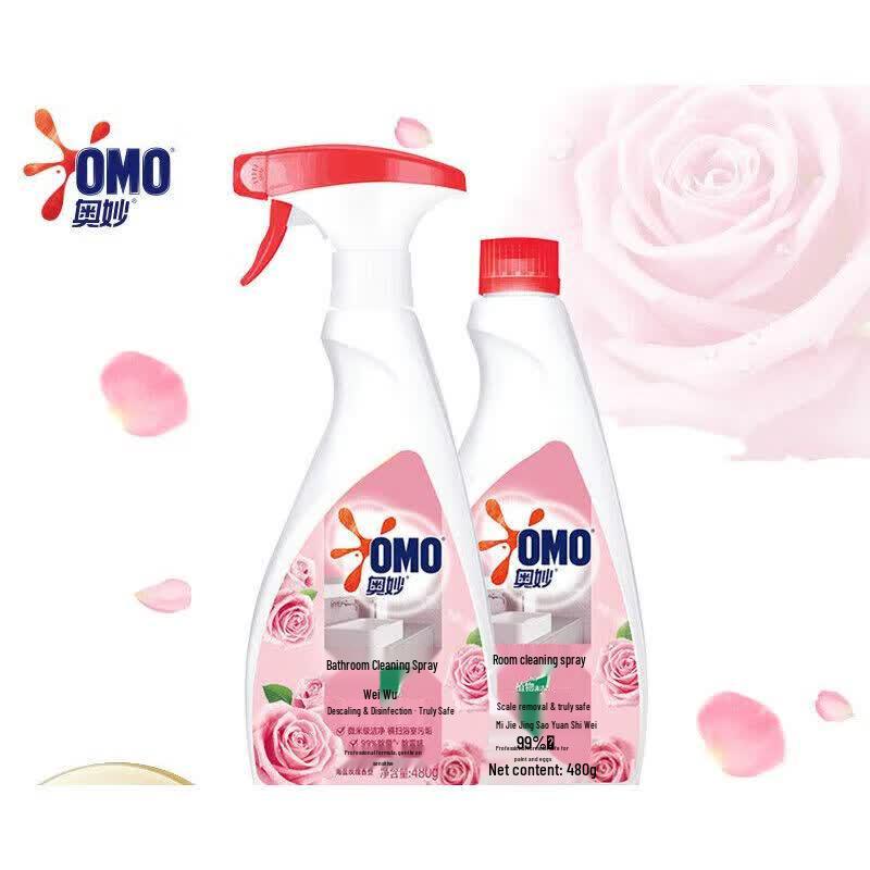 OMO Sea Salt Rose Bathroom Cleaning Spray