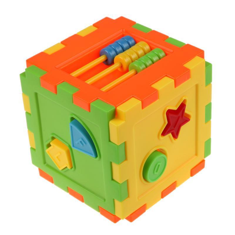 Baby Kid Bricks Matching Blocks Baby Intelligence Educational Sorting Box