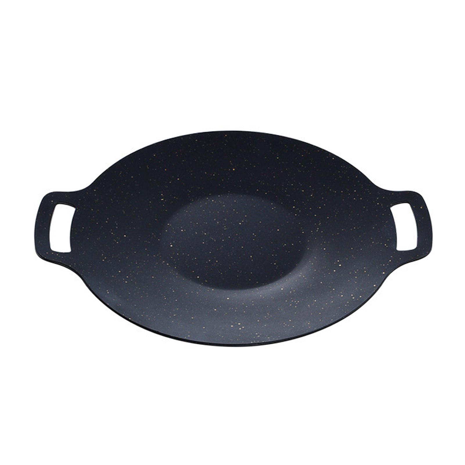 

Барбекю Круглая медицинская каменная тарелка для барбекю Сковороды с антипригарным покрытием Для использования в помещении и на открытом воздухе