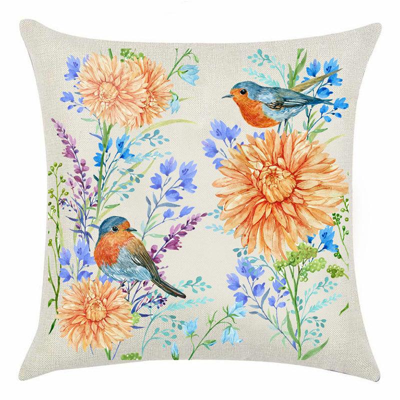 Spring Throw Pillow Cover Spring Festival Home Decor Cushion Office Cushion Sofa Cushion Cover