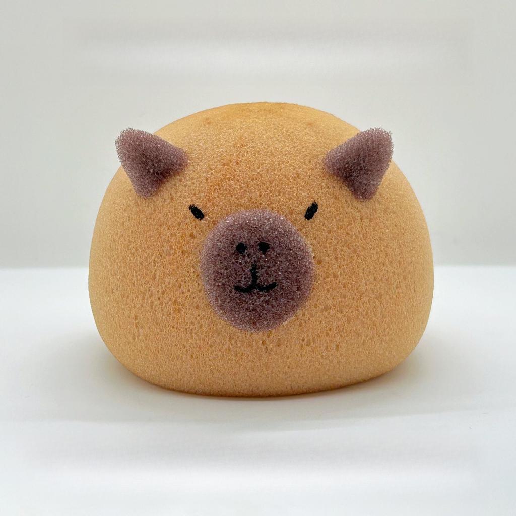 Soft Nano Capybara Bath Sponge, Gentle Exfoliating Shower Cleansing Brush, High-Density Foaming Bath Tool & Lovely Gift for Home