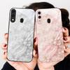 Schöne weiße Blumen Für Samsung A20 30 22 23 24 25 26 A31 32 33 34 A35 42 50 51 52 53 54 55 56 70 71 72 73 Glas Handyhülle
